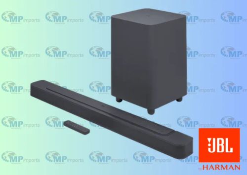 Loja MP Imports: Soundbar JBL Bar 500, Bluetooth, 295W RMS, Subwoofer Sem Fio, 5.1 Canais