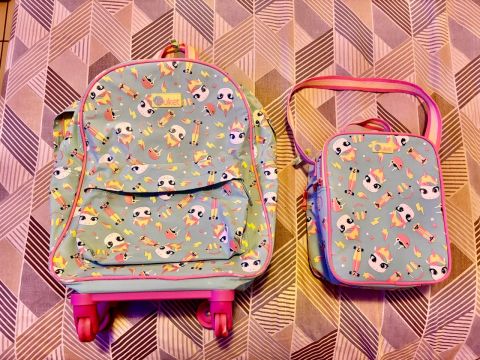 Kit Mochila de rodinhas + Lancheira Puket