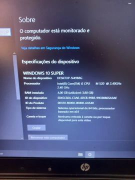 HP Elitebook 8440P i5 4gb-ram SSD-240