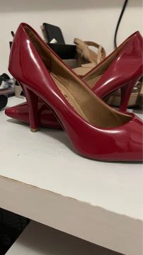 Salto alto vermelho scarpin 36