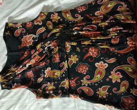 Vestido Floral Preto