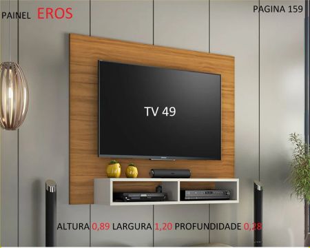 Painel para TV Eros 49 polegadas