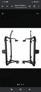 Suporte bauleto laterais chapam vstrom 650