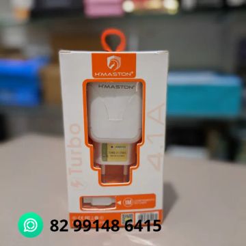 Carregador de Celular V8 Turbo + Entrega Grátis e Garantia 