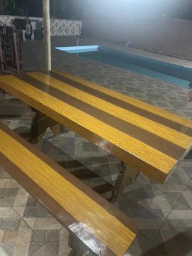 Mesa de ardósia ótima pra decoração de sala , cozinha , área gourmet, escritório etc 