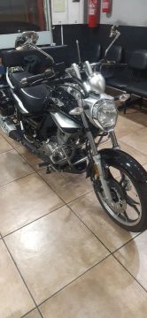 Moto Custom Preta
