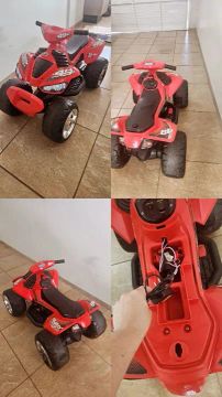 Quadriciclo infantil eletrico