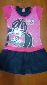 Monster High Geração G1 - Vestido tamanho M