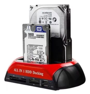 Case Hd Externo Dock Station Pc Notebook Sata 2.5 E 3.5 10tb Novo na caixa 