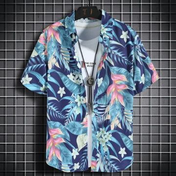 3 Camisas Masculina de Praia Havaiana
