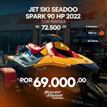 Jetski Spark 90 Hp com reboque 