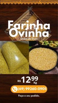 Farinha de Ovinha - Grãos de Ouro