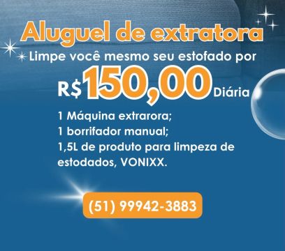 Limpeza em estofados 