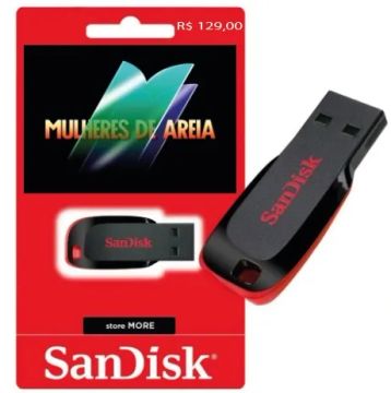 Pen Drive 128GB - Novelas raras e seriados diversos