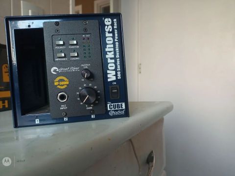 Pré-Amplificador de Microfone Great River MP-500NV mai rack 3 gavetas