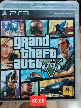 Grand Theft Auto V PS3 - Jogo Completo