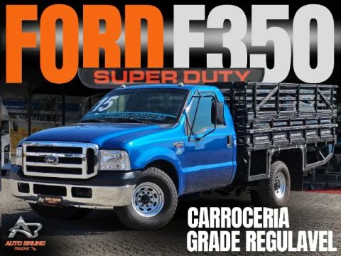 Ford F350 Carroceria de Madeira 3,60m e Altura Regulável