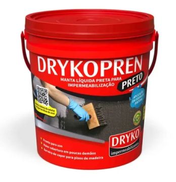 Manta Liquida Preta 18L Dryko
