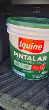 Tinta Fosco Aveludado Iquine 11 litros - Interior BRANCO GELO
