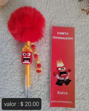 Lindas canetas decorada