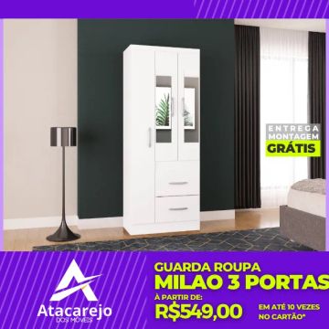 Guarda Roupa Solteiro Entrega e Montagem Grátis