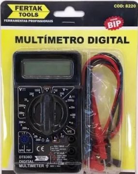 Multímetro Digital Marca Fertak Com bip