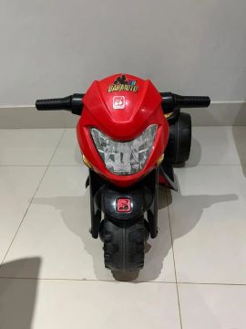 Moto Elétrica Infantil Vermelha 