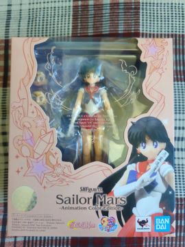 Sailor Mars SH Fighuarts Bandai (Animation Color Edition) CIB - Lacrado