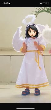 Fantasia de anjo 3 anos 