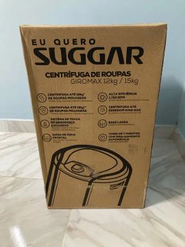 Centrífuga de Roupas Suggar Giromax 12kg/15kg