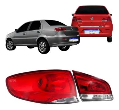 Par Lanterna Fiat Siena 2008 2009 2010 2011 2012 A 2016 Le