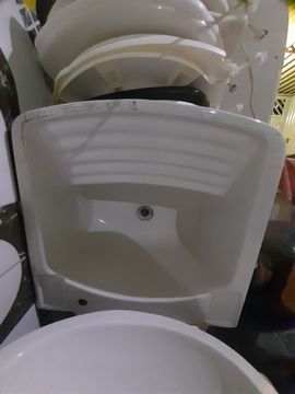 Lindo tanque de porcelana 32 litros brihosa branco neve