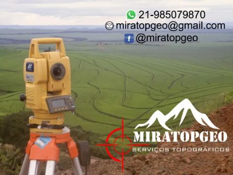 Serviços topográficos