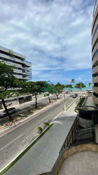 Apartamento com 4 quartos, Mobiliado 189m² com Vista Mar da Praia de Ponta Verde - Edifíci