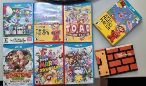 Kit 7 jogos de Wii U  Todos Originais