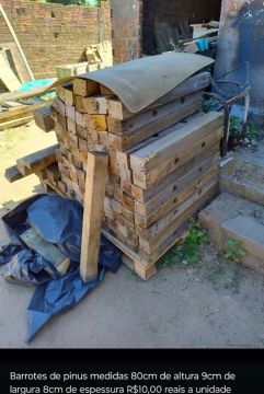 Barrotes de Pinus para Portões e Esquadrias