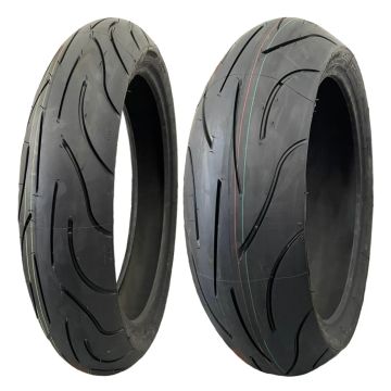 Kit Pneu 190/50-17 e 120/70-17 Michelin pilot power 2ct
