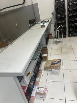 Balcao para atendimento