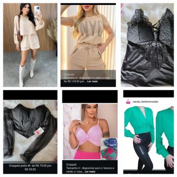 Lote de roupa feminina nova
