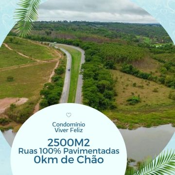 = Terrenos 2500m2 com Acesso ao Rio Corumba *