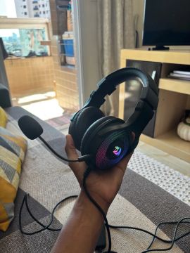 Pandora 2 Redragon - Headset Gamer com microfone RGB