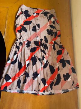Saia midi estampada sly wear 