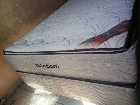 Cama box molas ensacadas normal