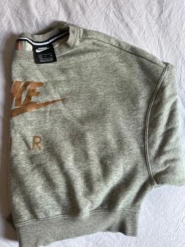 Blusa moletom feminino da Nike original cinza 