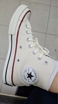 All Star CONVERSE Branco cano médio