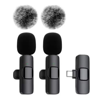 ? Microfone Lavalier Sem Fio - Perfeito para Vídeos, Transmissões Ao Vivo e Jogos! ?
