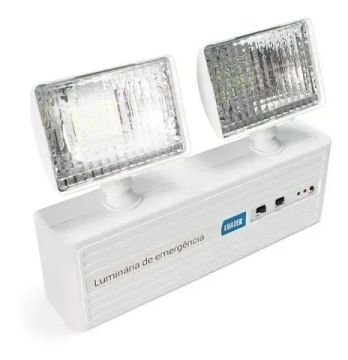 Luminária De Emergência 6500k Bivolt 8w Luatek Lk-731