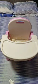 Cadeira de Alimentação Infantil Rosa