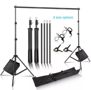 Kit de suporte de fundo fotográfico