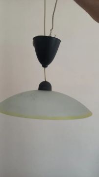 Luminária em vidro decorativa qualquer ambiente 